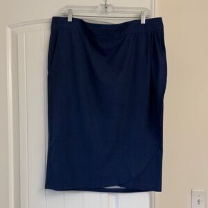 Ripskirt Hawaii Navy Wrap Skirt